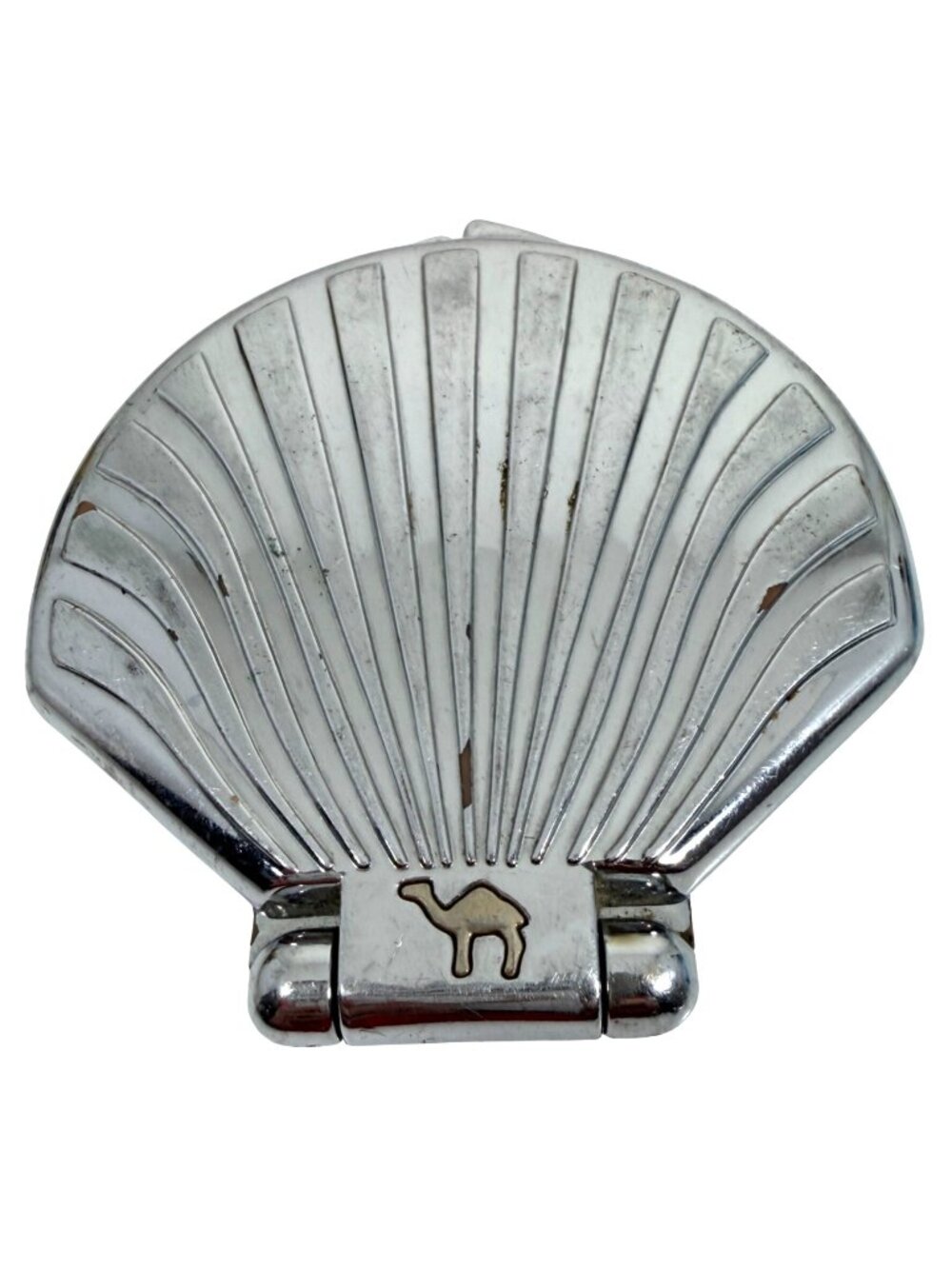 Vintage Joe Camel Cigarettes Promo Clam Shell Compact Double Travel Mirror